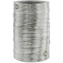 Komin na szyję - Bandana BUFF Coolnet UV® z ochroną UV. Szare szaliki i kominy damskie Buff, bez wzorów. W wyprzedaży za 74.90 zł.