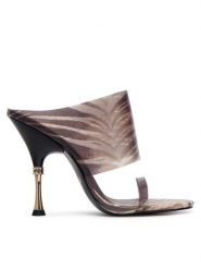 Just Cavalli Klapki 80RA3S48 ZSE42 Beżowy. Brązowe klapki damskie Just Cavalli, bez wzorów, z syntetyku, bez obcasa. Za 959.99 zł.