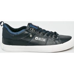 Big Star - Tenisówki. Niebieskie trampki i tenisówki męskie Big Star, bez wzorów, z gumy, bez zapięcia. W wyprzedaży za 49.90 zł.