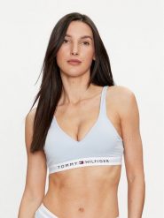 Tommy Hilfiger Biustonosz top UW0UW04612 Niebieski. Niebieskie biustonosze Tommy Hilfiger, m, bez wzorów, z bawełny, bez kołnierzyka. Za 169.99 zł.