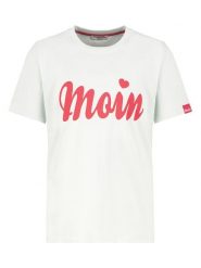 Eight2Nine Koszulka w kolorze jasnozielono-czerwonym rozmiar: XXL. Czerwone bluzki damskie Eight2Nine, xxl, bez wzorów, z bawełny, bez kołnierzyka. Za 61.02 zł.