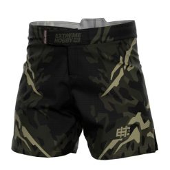 Spodenki Sportowe Męskie na trening i siłownię EXTREME HOBBY JUNGLE PANTHER. Czarne szorty męskie EXTREME HOBBY, bez wzorów, z elastanu, sportowe. Za 229.00 zł.