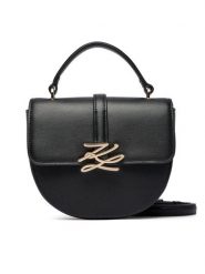 KARL LAGERFELD Torebka B4W30039 Czarny. Czarne torebki klasyczne damskie Karl Lagerfeld, bez wzorów, ze skóry, bez dodatków. Za 1,099.00 zł.