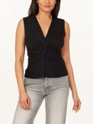 Scotch & Soda Top w kolorze czarnym rozmiar: XS. Czarne topy damskie Scotch & Soda, xs, bez wzorów, bez kołnierzyka. Za 74.81 zł.