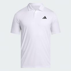 Koszulka Club Tennis Polo. Białe koszulki polo męskie Adidas, l, bez wzorów, z dzianiny, bez ramiączek. Za 179.00 zł.