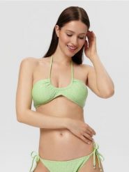 Strój kąpielowy dwuczęściowy - zielony. Zielone bikini damskie Sinsay, bez wzorów. Za 49.99 zł.