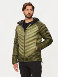 Mammut Kurtka puchowa Broad Peak 1013-02961 Zielony Regular Fit. Zielone kurtki outdoor męskie Mammut, m, bez wzorów, z puchu, bez kaptura. Za 1,399.00 zł.
