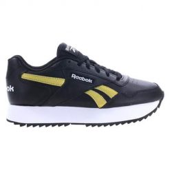 Buty do chodzenia damskie Reebok Glide Ripple. Czarne buty sportowe na co dzień damskie Reebok, z aplikacjami, z gumy, trekkingowe. Za 345.00 zł.