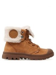 Palladium Trapery Baggy Nbk Wl 97962-237-M Brązowy. Brązowe trapery damskie Palladium, z nubiku, bez obcasa. Za 509.99 zł.
