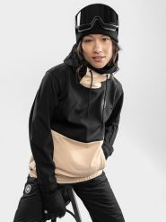 Siroko Kurtka narciarska "W1-W" w kolorze beżowo-czarnym rozmiar: L. Brązowe kurtki narciarskie i snowboardowe damskie SIROKO, l, bez wzorów, bez kaptura, narciarskie. Za 246.53 zł.