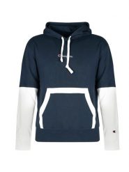 Champion Bluza Hoodie | 215283 | Mężczyzna | Biały, Granatowy. Białe bluzy z kapturem męskie CHAMPION, m, z bawełny. W wyprzedaży za 219.00 zł.