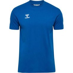 Koszulka Hummel Go 2.0 Chevron. Niebieskie t-shirty sportowe męskie HUMMEL, bez ramiączek, do piłki nożnej. Za 160.50 zł.