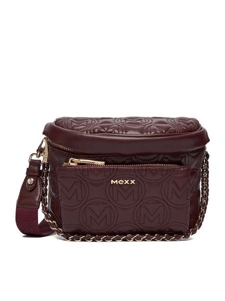 MEXX Torebka CEO-MEXX-S-015-08 Bordowy. Czerwone listonoszki damskie Mexx, bez wzorów, z materiału, bez dodatków. Za 229.99 zł.