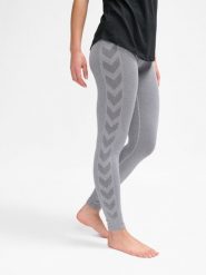 Damskie legginsy bezszwowe Hummel Ci Scrunch. Szare legginsy damskie HUMMEL, l, bez wzorów, z dzianiny. Za 164.30 zł.