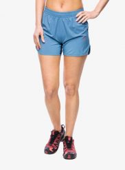 Spodenki do biegania damskie La Sportiva Sudden Short. Niebieskie szorty damskie La Sportiva, bez wzorów, z elastanu, z podwyższonym stanem. Za 212.65 zł.