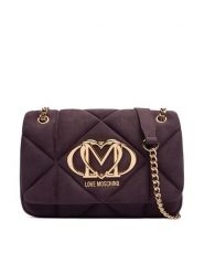 LOVE MOSCHINO Torebka JC4314PP0NKE0650 Fioletowy. Fioletowe torebki klasyczne damskie Love Moschino, bez wzorów, z materiału, bez dodatków. Za 739.99 zł.
