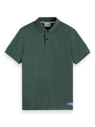 Scotch & Soda Koszulka polo w kolorze zielonym rozmiar: L. Zielone koszulki polo męskie Scotch & Soda, l, bez wzorów, bez ramiączek. Za 136.13 zł.