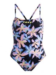 Jednoczęściowy strój z krzyżowanymi ramiączkami dla Kobiety ROXY ACTIVE Czarny. Czarne stroje jednoczęściowe damskie Roxy, xs, bez wzorów. Za 139.99 zł.
