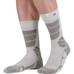 Skarpetki Monnet Lin Haute. Niebieskie skarpetki damskie MONNET, bez wzorów, z bawełny. Za 138.00 zł.