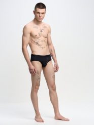 Slipy męskie z mikrofibry stay dry czarne Gimili 906. Czarne slipki męskie Big Star, bez wzorów, z dzianiny. W wyprzedaży za 39.99 zł.