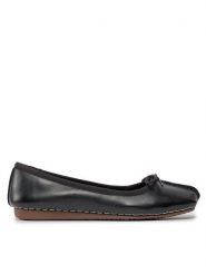 Clarks Baleriny Freckle Ice 203529294 Czarny. Czarne baleriny damskie Clarks, bez wzorów, ze skóry, bez obcasa. Za 259.99 zł.