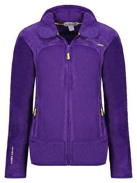 Geographical Norway Kurtka polarowa "Upaline" w kolorze fioletowym rozmiar: XL. Różowe kurtki damskie Geographical Norway, xl, bez wzorów, z materiału, bez kaptura. Za 121.80 zł.