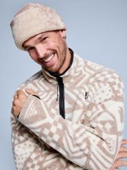 Czapka - Teddy Twist - Brązowa Multi. Brązowe czapki męskie POEDERBAAS, bez wzorów, z materiału. Za 221.12 zł.