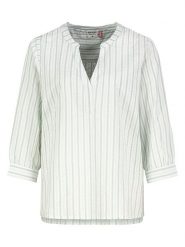 Sublevel Bluzka w kolorze biało-zielonym rozmiar: XL. Białe bluzki damskie Sublevel, xl, bez wzorów, z bawełny, bez kołnierzyka, bez ramiączek. Za 82.99 zł.