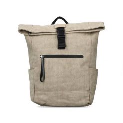 RIEKER H1607-60 beige, plecak damski. Brązowe plecaki damskie Rieker, bez wzorów, z materiału. Za 249.90 zł.