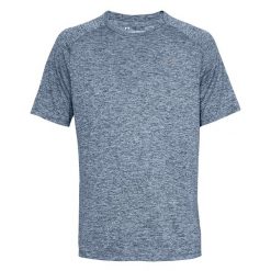 T-shirt Under Armour Tech 2.0 Bleu. Niebieskie t-shirty męskie Under Armour, l, bez wzorów, z materiału, bez kołnierzyka. Za 148.60 zł.