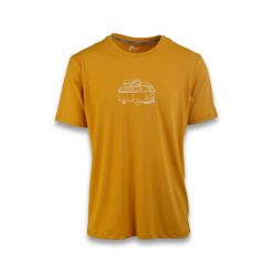 T-Shirt Ande New Van Dorośli. Żółte t-shirty męskie Ande, s, bez wzorów, z materiału, bez kołnierzyka. Za 173.99 zł.