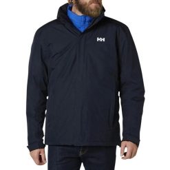 Kurtka przeciwdeszczowa męska Helly Hansen DUBLINER INSULATED. Niebieskie kurtki męskie Helly Hansen, m, bez wzorów, z syntetyku, bez kaptura. Za 993.00 zł.