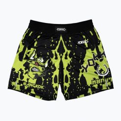 Spodenki treningowe męskie YOKKAO Angry Bull Workout. Czarne szorty sportowe męskie YOKKAO, m, z materiału, na fitness i siłownię. Za 189.99 zł.