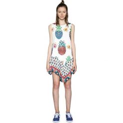 Desigual Sukienki damskie Vest Rouses 18SWVKA5 1000 (rozmiar S). Spódniczki damskie Desigual, s, bez wzorów. W wyprzedaży za 173.00 zł.