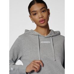 Bluza damska z kapturem Hummel Elemental. Szare bluzy sportowe damskie HUMMEL. Za 168.50 zł.