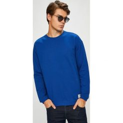 Lee - Bluza. Niebieskie bluzy bez kaptura męskie Lee, l, z bawełny. W wyprzedaży za 169.90 zł.