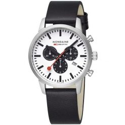 Zegarek męski Mondaine MSD.41410.LBV, Quartz, 41mm, 5ATM. Szare zegarki męskie MONDAINE, ze stali. Za 2,041.65 zł.