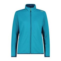Bluza damska turystyczna CMP 35E6426. Niebieskie bluzy z kapturem damskie CMP, z dzianiny. Za 337.85 zł.