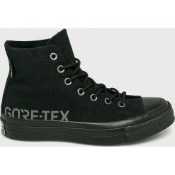 Converse - Tenisówki. Czarne trampki i tenisówki damskie Converse, bez wzorów, z gore-texu. W wyprzedaży za 359.90 zł.