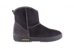 Śniegowce Bayla-112 0575-9015S Szare, Skóra naturalna - 37. Szare śniegowce damskie Bayla, z materiału. W wyprzedaży za 134.10 zł.