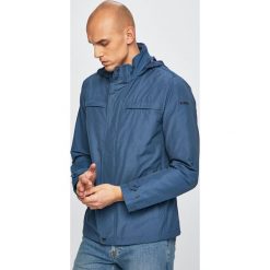Geox - Kurtka. Niebieskie kurtki męskie Geox, m, bez wzorów, z bawełny, z kapturem. W wyprzedaży za 379.90 zł.