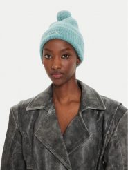 Calvin Klein Czapka Embroidery Airy K60K612586 Niebieski. Niebieskie czapki zimowe damskie CALVIN KLEIN, z materiału. Za 249.99 zł.
