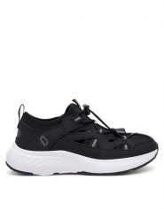 Leaf Sneakersy Vaxholm LVAXH201R Czarny. Czarne buty sportowe chłopięce Leaf, bez wzorów, z materiału, bez zapięcia. Za 119.99 zł.
