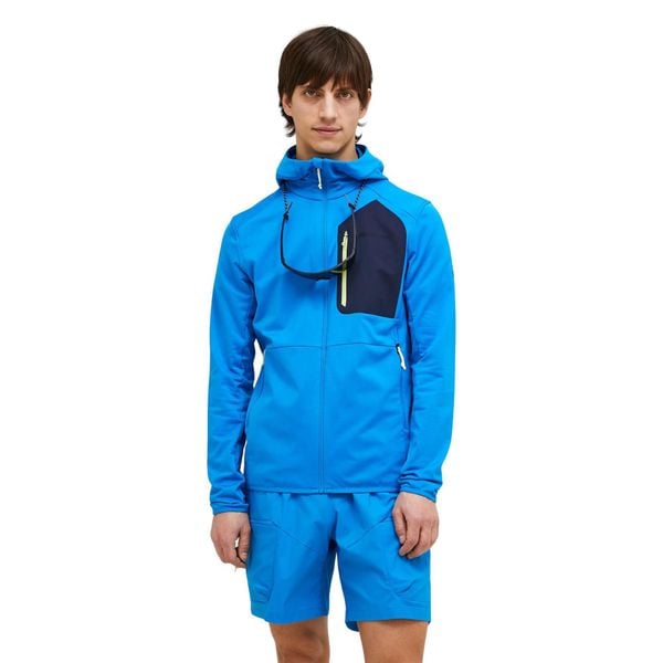 Bluza Peak Performance męska Utility Light Zip Hood niebieska - M. Niebieskie bluzy bez kaptura męskie Peak Performance, m. W wyprzedaży za 659.00 zł.
