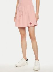 Guess Spódnica mini V5RD00 KCOK1 Różowy Regular Fit. Czerwone spódniczki damskie Guess, l, z aplikacjami, z bawełny, mini. Za 159.99 zł.