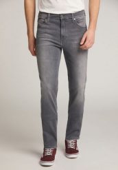 MUSTANG MĘSKIE SPODNIE JEANSOWE TRAMPER TAPERED DENIM GREY 1011344 4500 883. Szare spodnie materiałowe męskie Mustang, bez wzorów, z denimu. Za 169.99 zł.