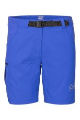 Spodenki trekkingowe damskie La Sportiva Lischana. Niebieskie szorty damskie La Sportiva, bez wzorów, z materiału. Za 215.49 zł.