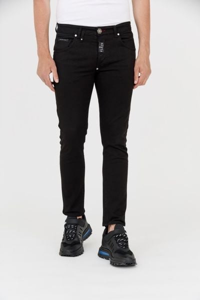 PHILIPP PLEIN Czarne męskie jeansy, Rozmiar 31. Czarne jeansy męskie Philipp Plein. W wyprzedaży za 1,140.99 zł.