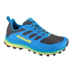 Trampki Męskie Bieganie MudTalon. Niebieskie trampki i tenisówki męskie Inov-8, bez wzorów, z gumy, bez zapięcia. Za 726.99 zł.