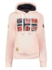 Geographical Norway Bluza "Gpepe2" w kolorze jasnoróżowym rozmiar: M. Różowe bluzy z kapturem damskie Geographical Norway, m. Za 92.21 zł.